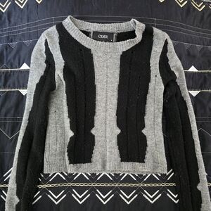 Cider Charcoal and Ebony Knitwear, Distressed